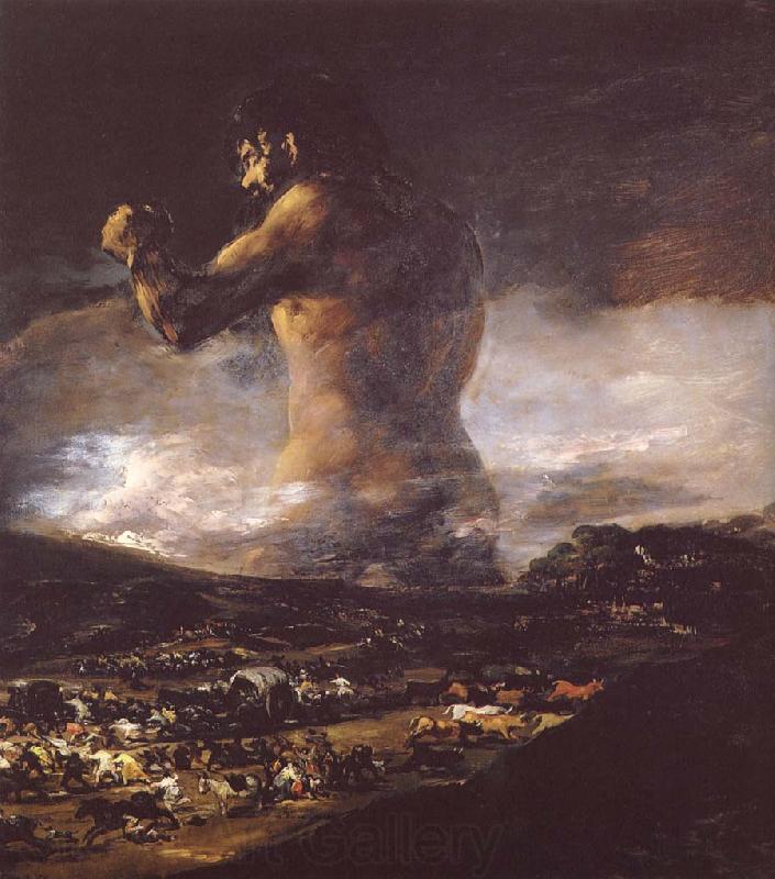 Francisco Goya Colossus Norge oil painting art
